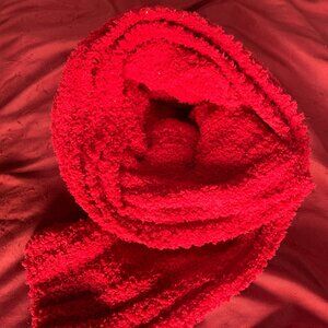 Red Joe Boxer winter scarf 62 inches long